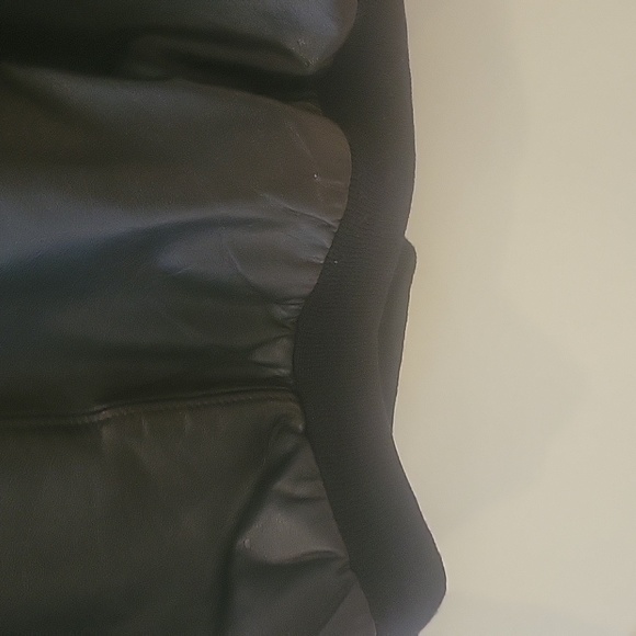 Vintage Durkee's Express Flight Leather Bomber Jacket - Picture 8 of 14